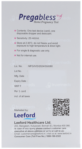 Pregabless Pregnancy Test Kit 1